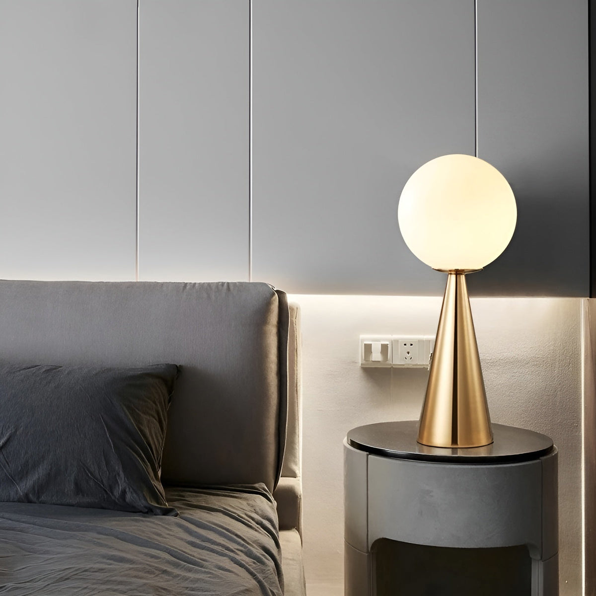 Falworth - Modern Glass Cone Lamp