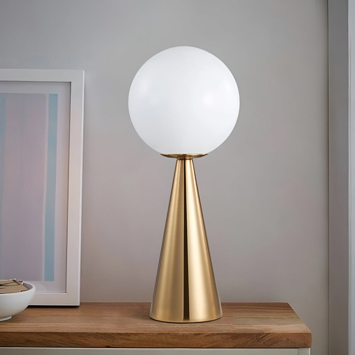 Falworth - Modern Glass Cone Lamp