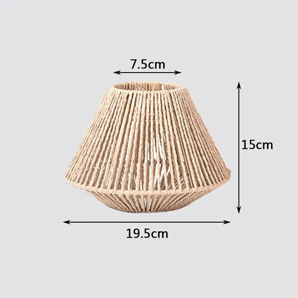 RusticRays - Handwoven Rattan Pendant Light