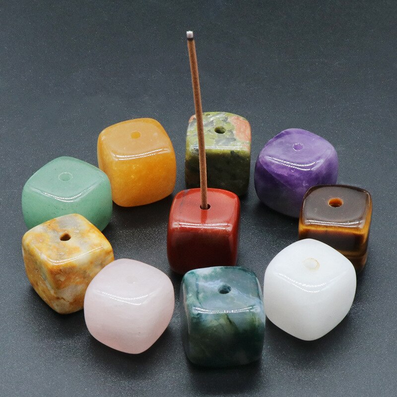 GemAura Incense Holder - Natural Gemstone Incense Holder for a Serene Home