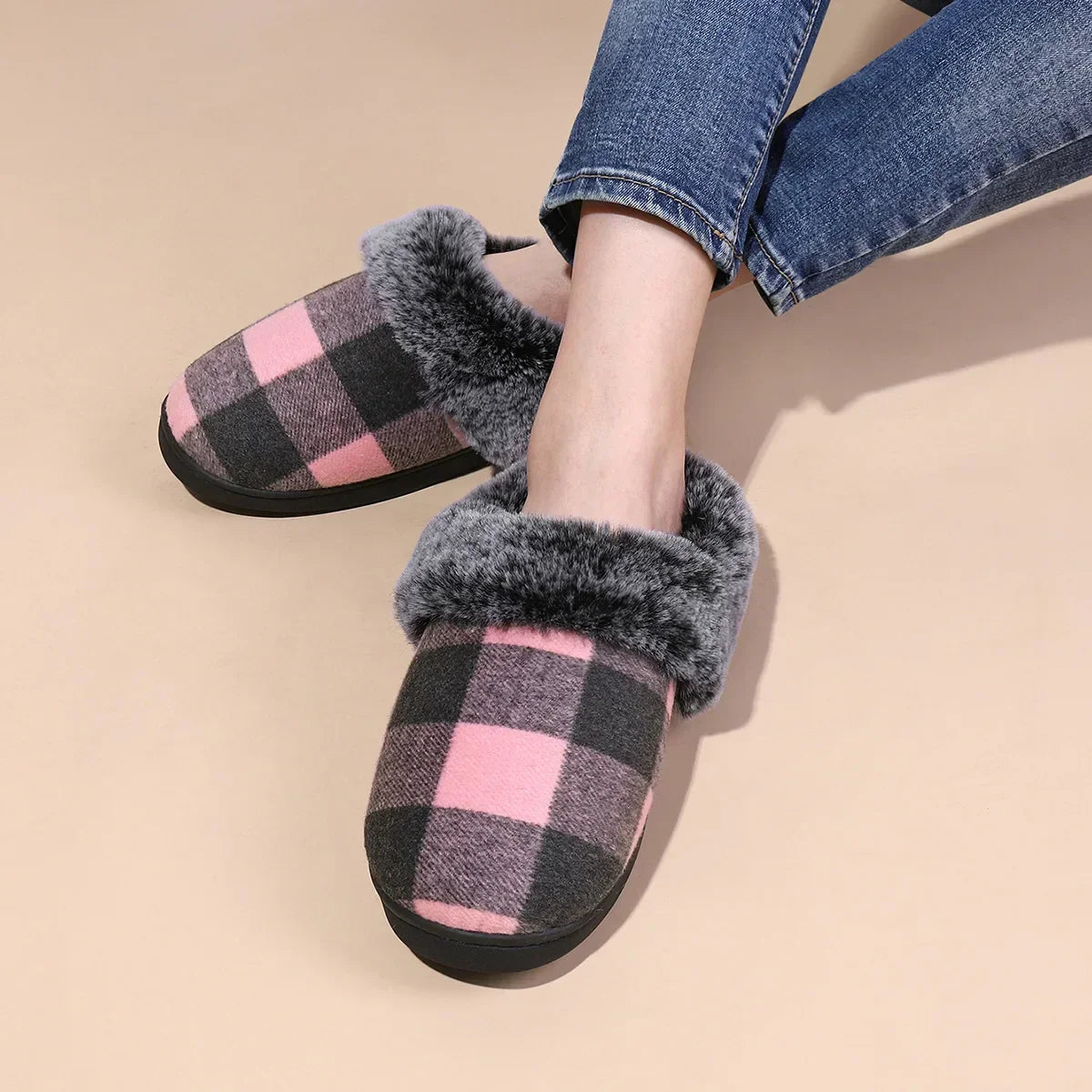 Gizrenda - Kid-Friendly Wool Cotton Winter Slippers