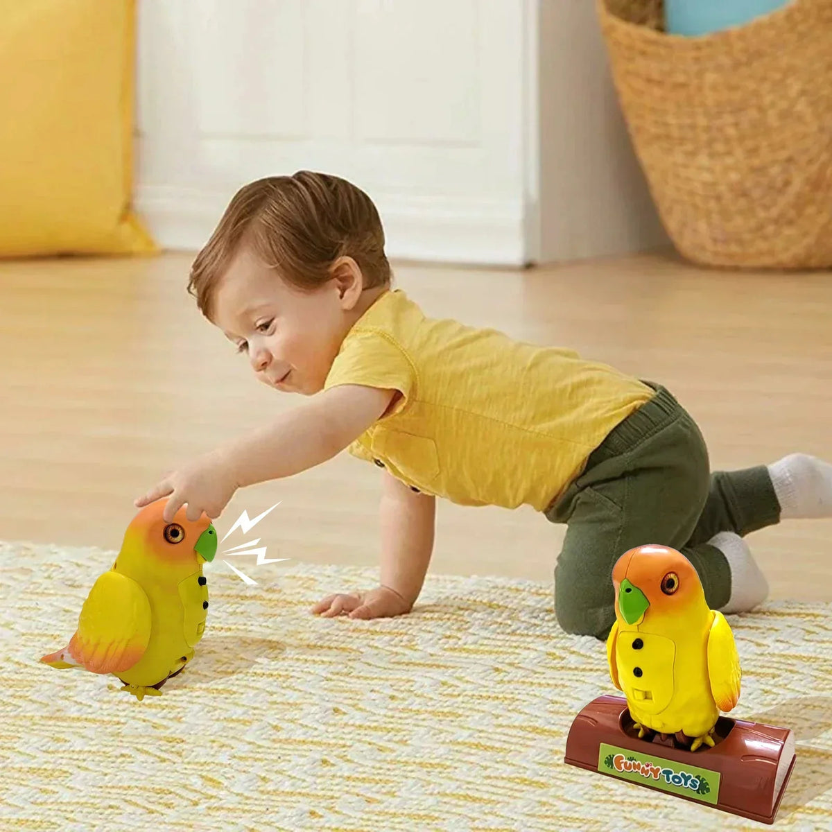 ChatBird - Interactive Talking and Singing Parrot Toy