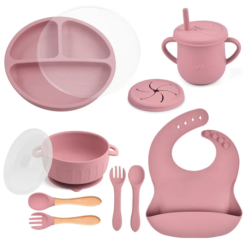 BabyCare Set - 10-Piece BPA-Free Dinnerware Set for Kids