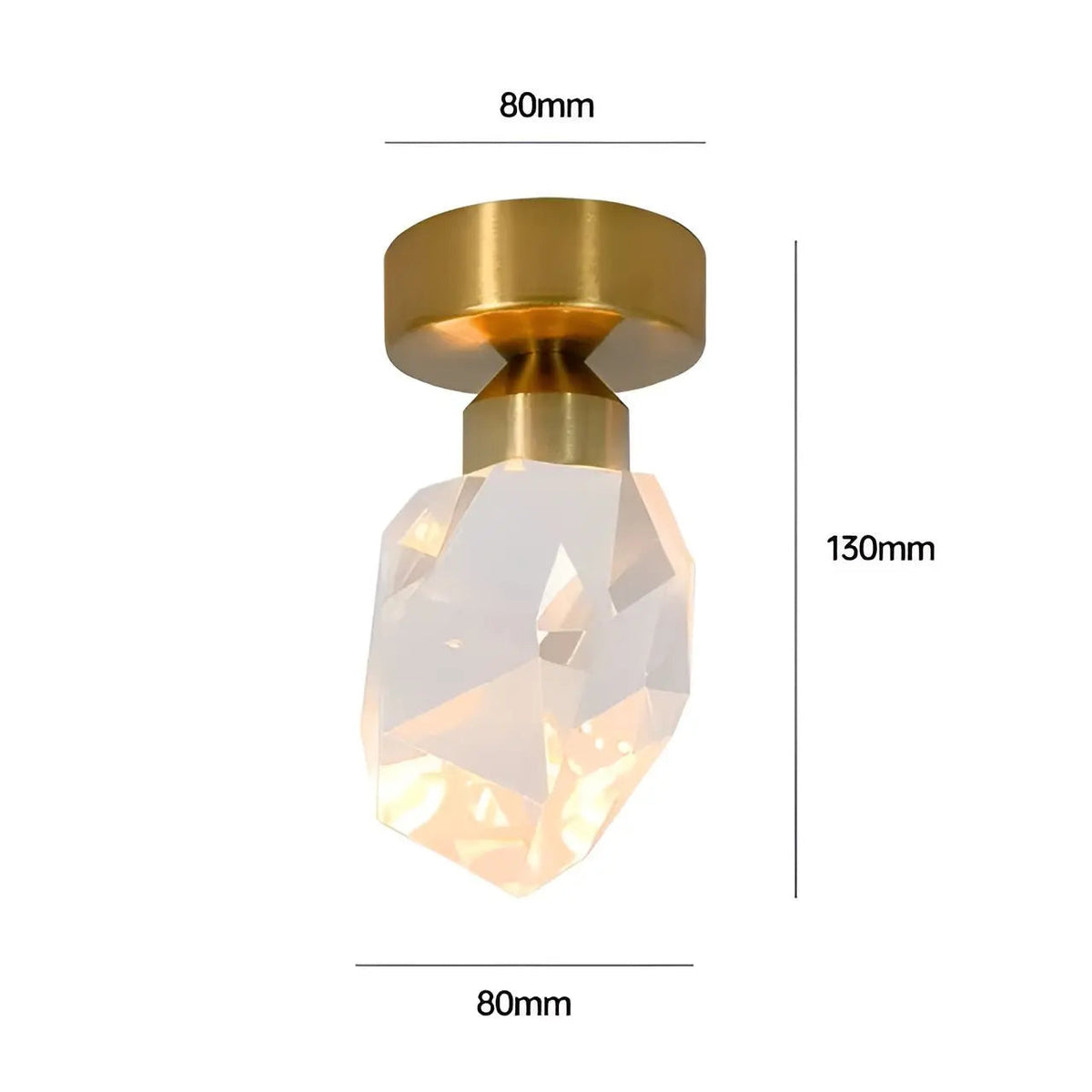 Nakovar - Crystal Pendant Light with LED