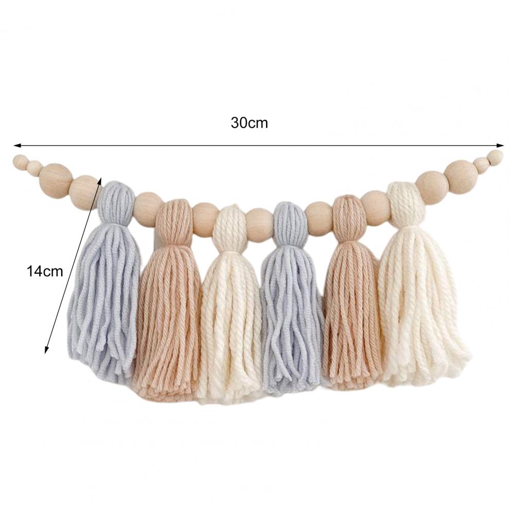 TinyGlow String - Wooden Bead Garland for Nursery Decor