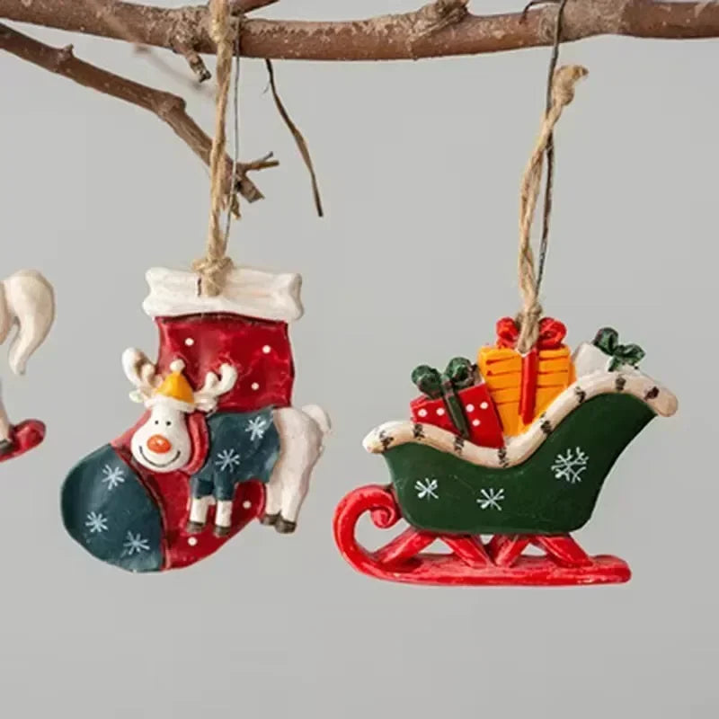 FrostyAntlers - Festive Reindeer Christmas Decor Socks