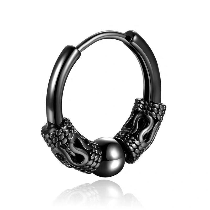 Gavrik - Trendy Stainless Steel Earrings for Men