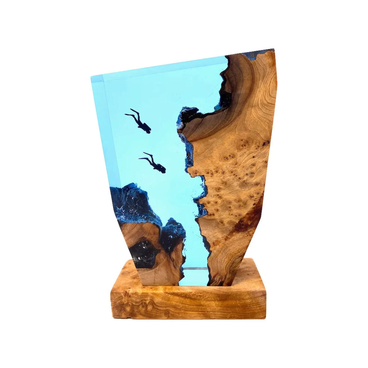 Lozgate - Blue Epoxy Resin Night Light