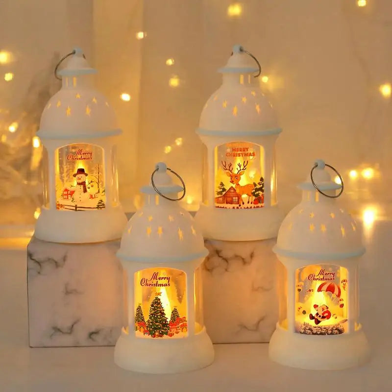 Fintavo - Charming LED Santa Lanterns