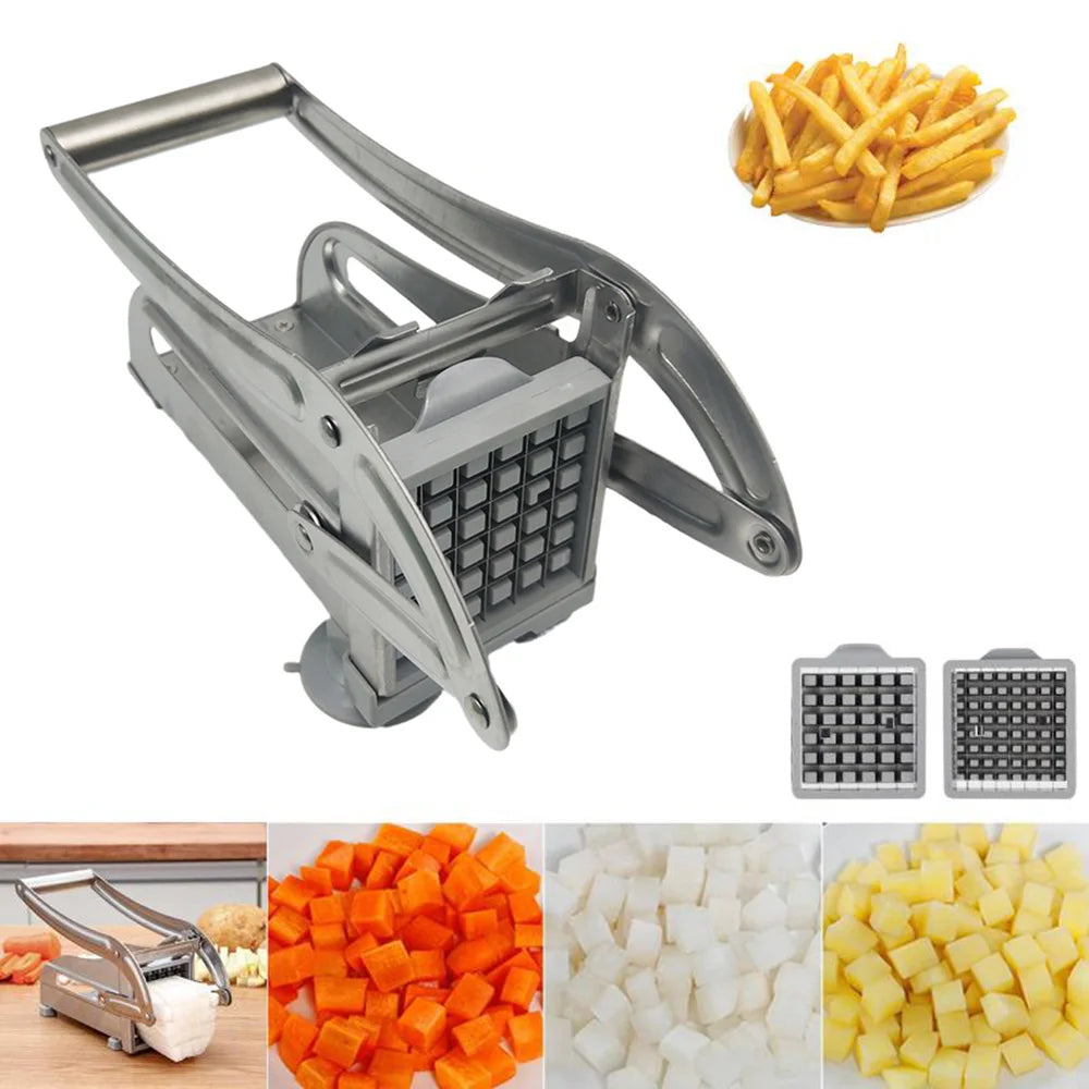 Fritzo Vegetable Cutter - Stainless Steel Vegetable Slicer