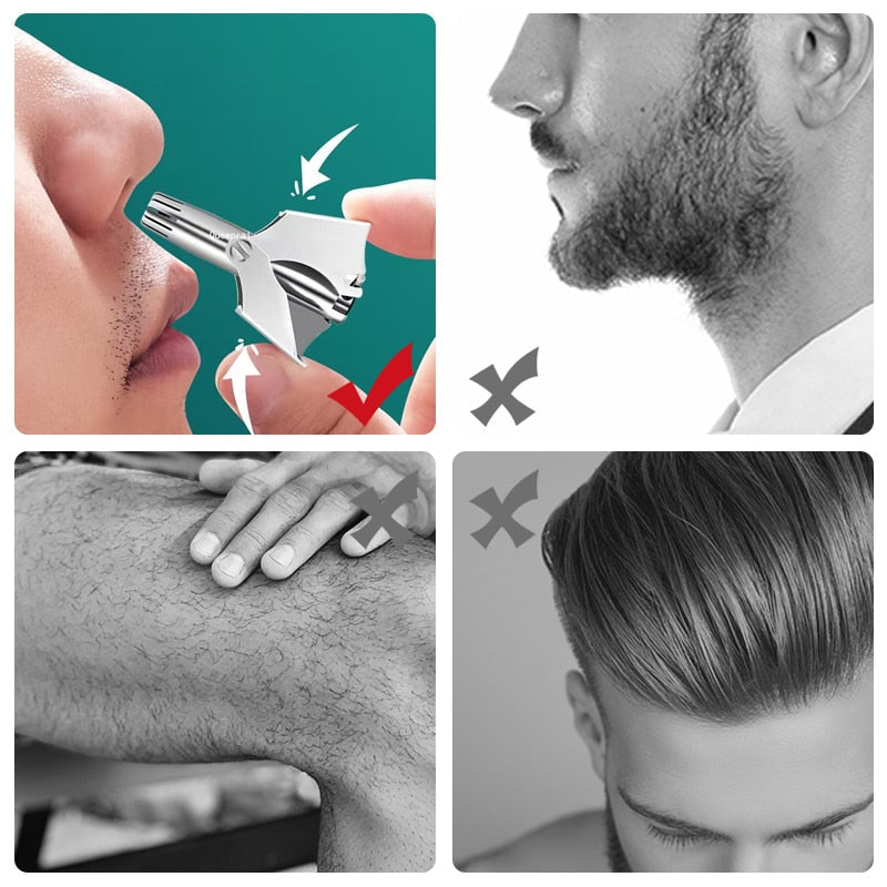ProTrim - Stainless Steel Nose Hair Trimmer for Perfect Grooming
