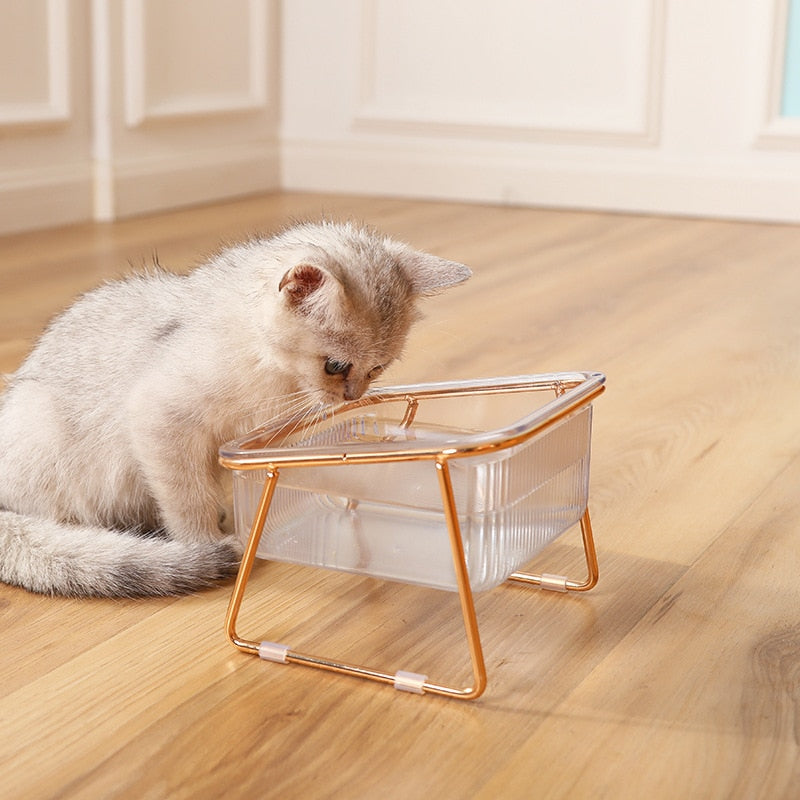 PetChic - Trendy Elevated Feeding Bowl for Cats and Small Dogs