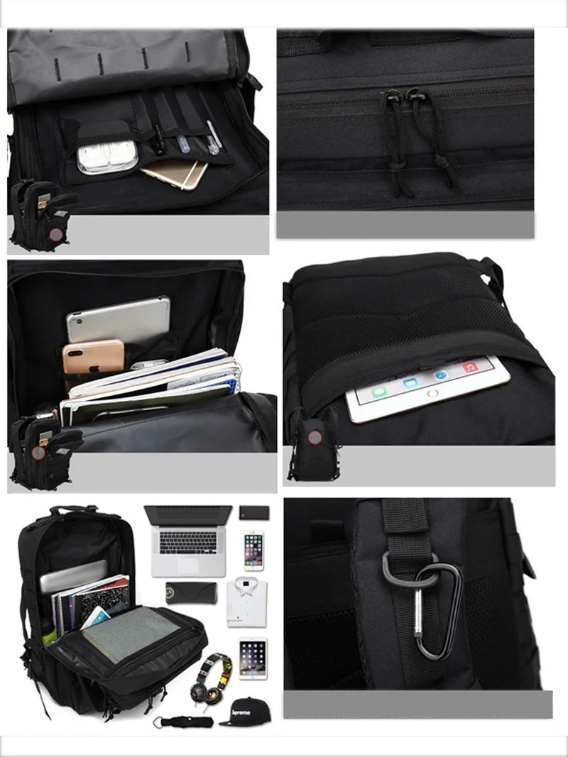 TrailMaster Backpack - A Waterproof Tactical Pack for Outdoor Adventures