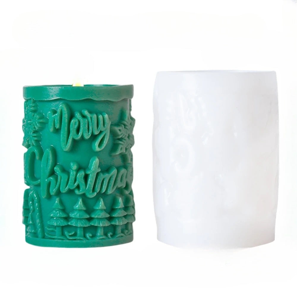 Paxmoor - Silicone Candle Mold For Festive Candles