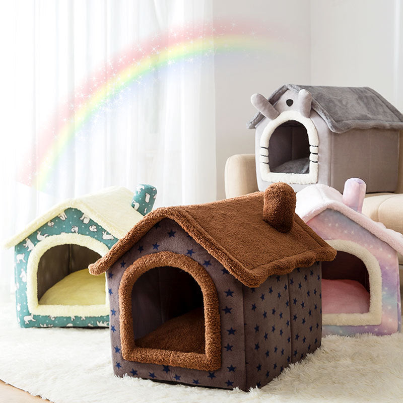 FluffyHaven - Cozy Pet House for Cats and Dogs