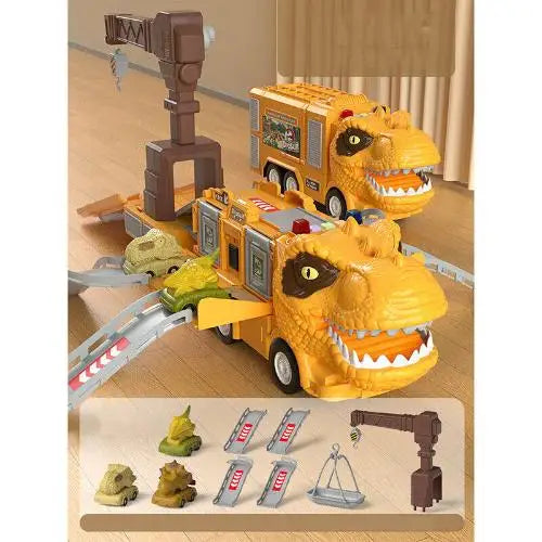 DinoRoar Truck - Foldable Dinosaur Adventure Vehicle