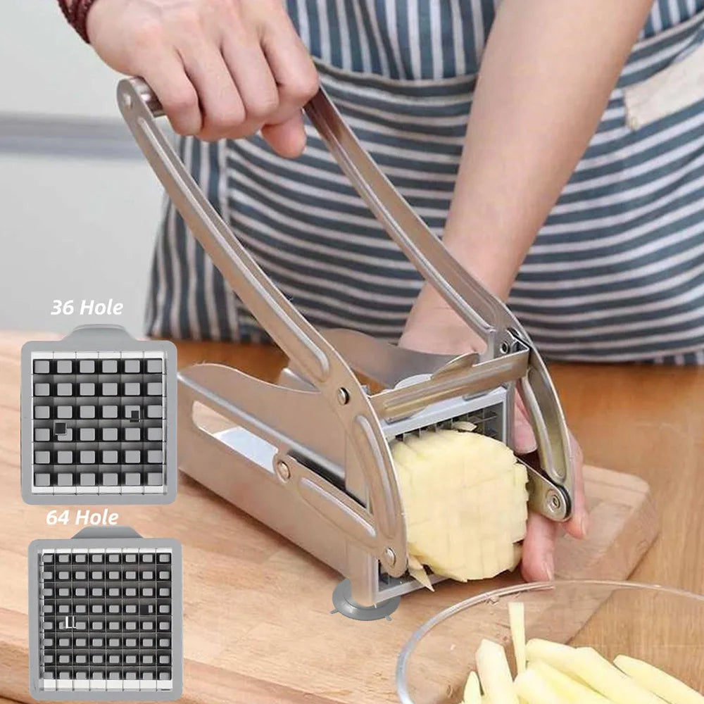 Fritzo Vegetable Cutter - Stainless Steel Vegetable Slicer