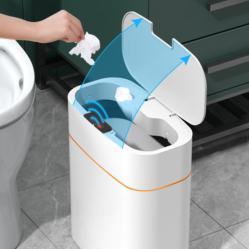 SmartBin 13L - Touchless Infrared Sensor Trash Can for the Home