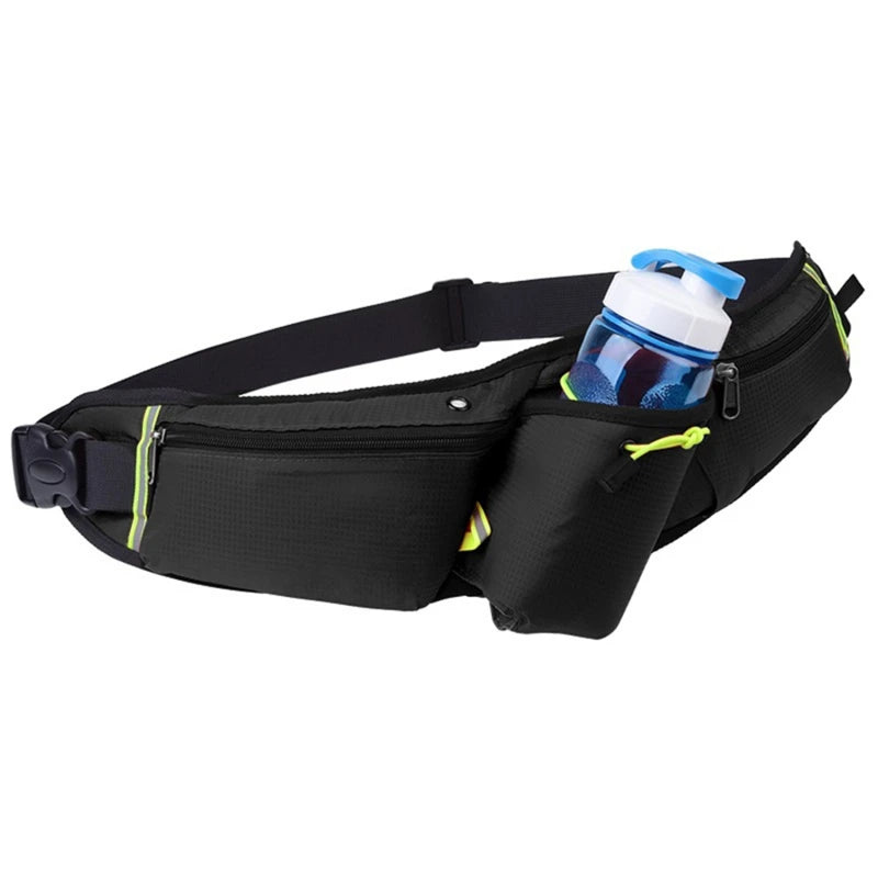 RunEase Belt - Waterproof Running Belt with Water Bottle Holder
