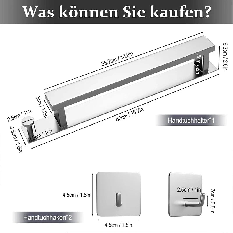 Pendrake - Modern Stainless Steel Towel Rack