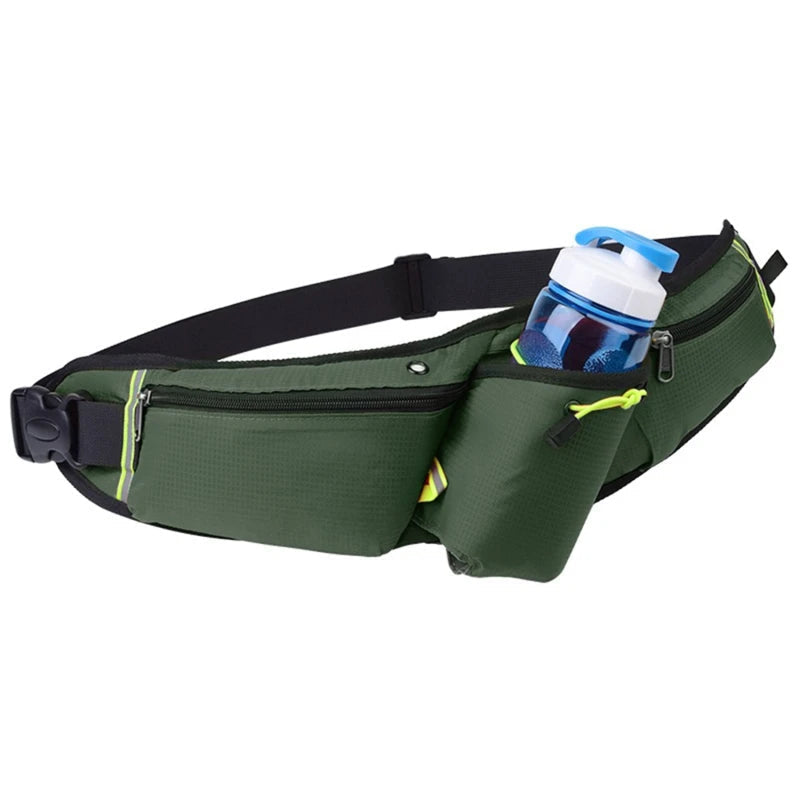RunEase Belt - Waterproof Running Belt with Water Bottle Holder