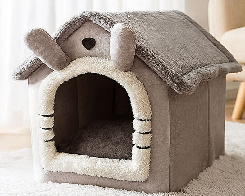 FluffyHaven - Cozy Pet House for Cats and Dogs