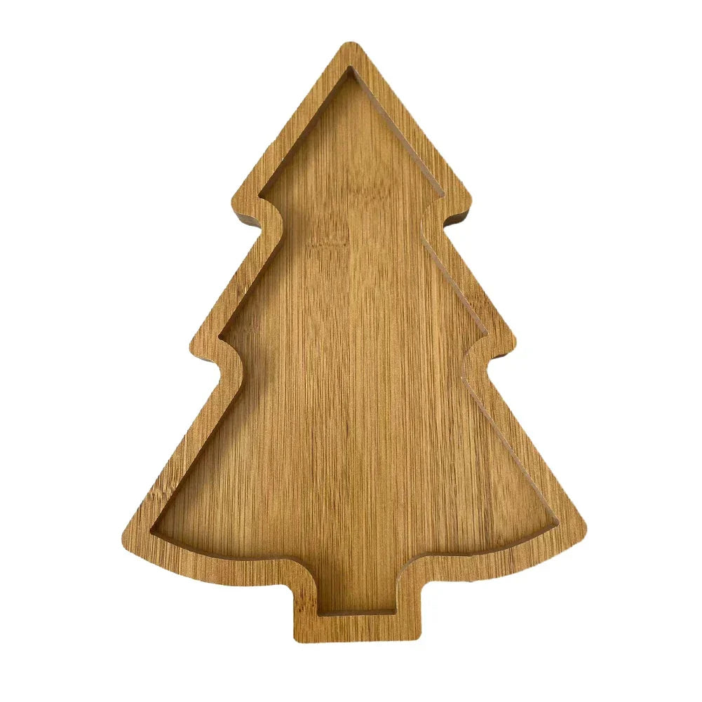 FestiveTree Board - Wooden Christmas Tree Serving Board