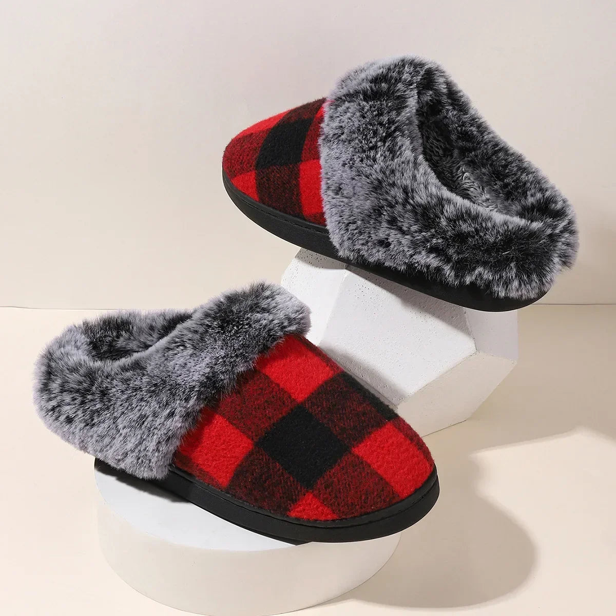 Gizrenda - Kid-Friendly Wool Cotton Winter Slippers