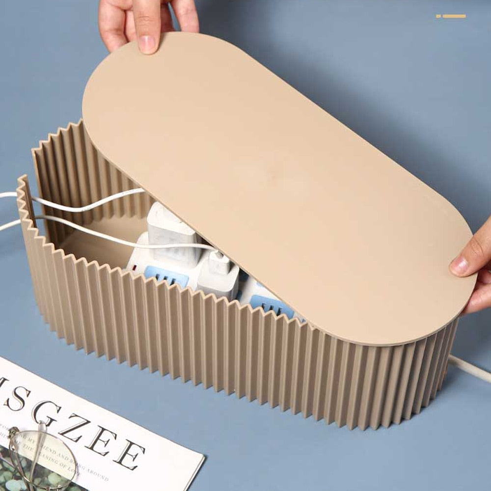 StorageMaster Box - Sleek Cable and Adapter Organizer