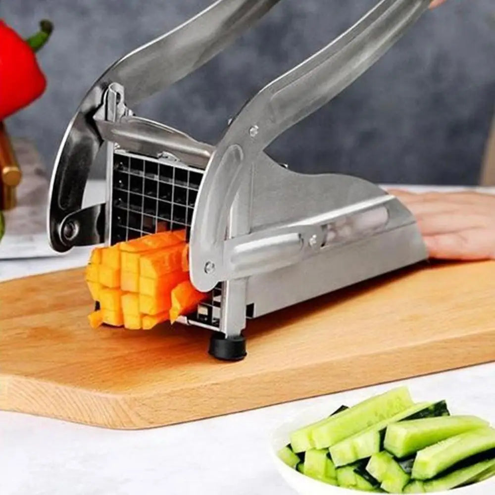 Fritzo Vegetable Cutter - Stainless Steel Vegetable Slicer