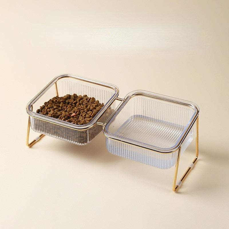 PetChic - Trendy Elevated Feeding Bowl for Cats and Small Dogs
