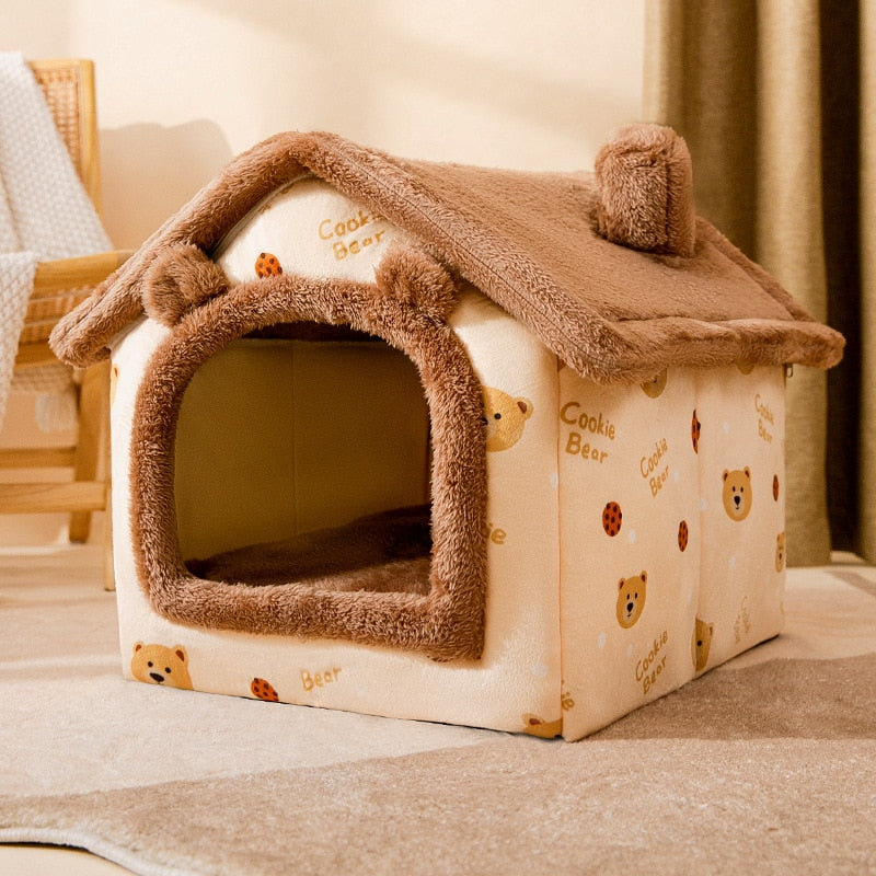 FluffyHaven - Cozy Pet House for Cats and Dogs
