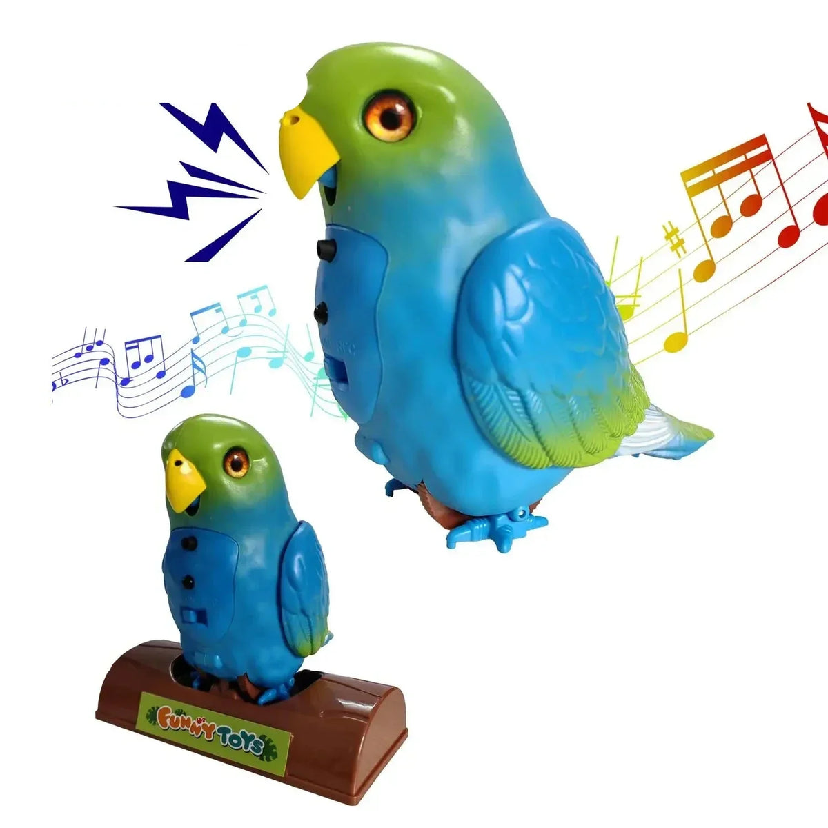 ChatBird - Interactive Talking and Singing Parrot Toy
