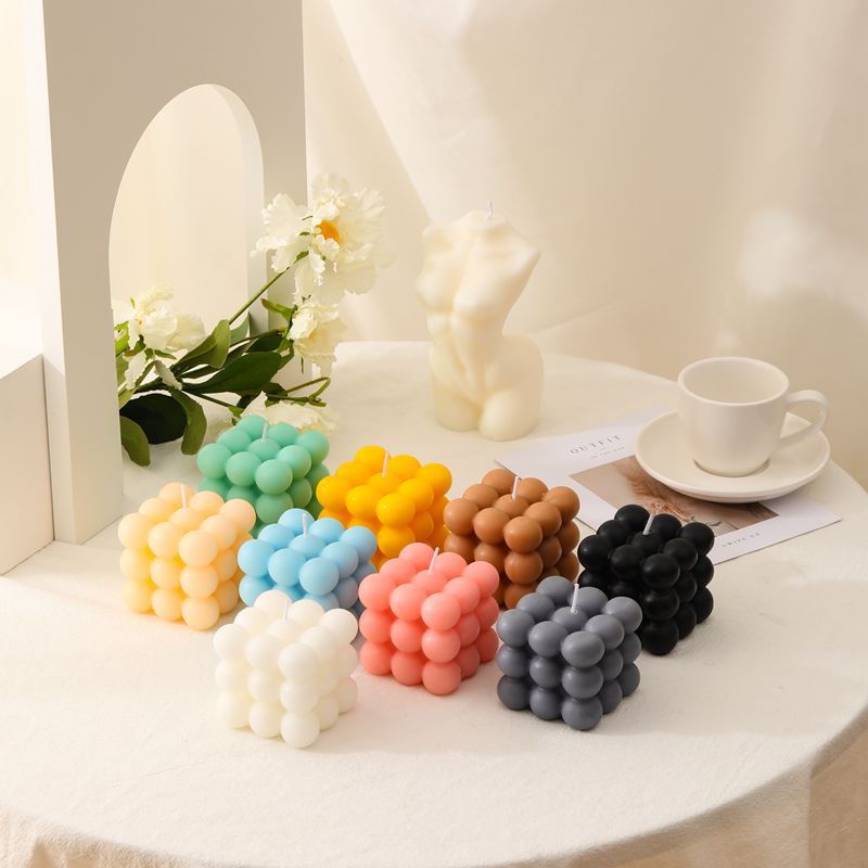 BubbleGlow Candle - A Stylish Candle for Your Living Space