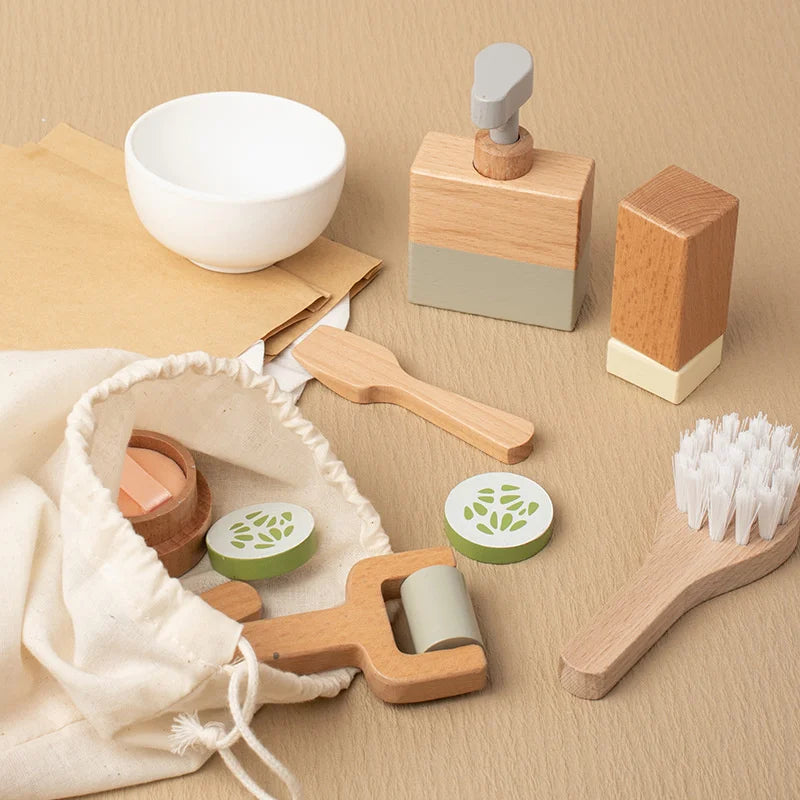 MiniCook Set - Wooden Kitchen Playset for Kids