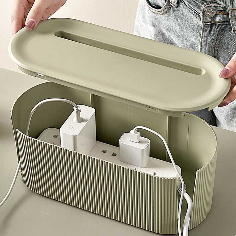 StorageMaster Box - Sleek Cable and Adapter Organizer