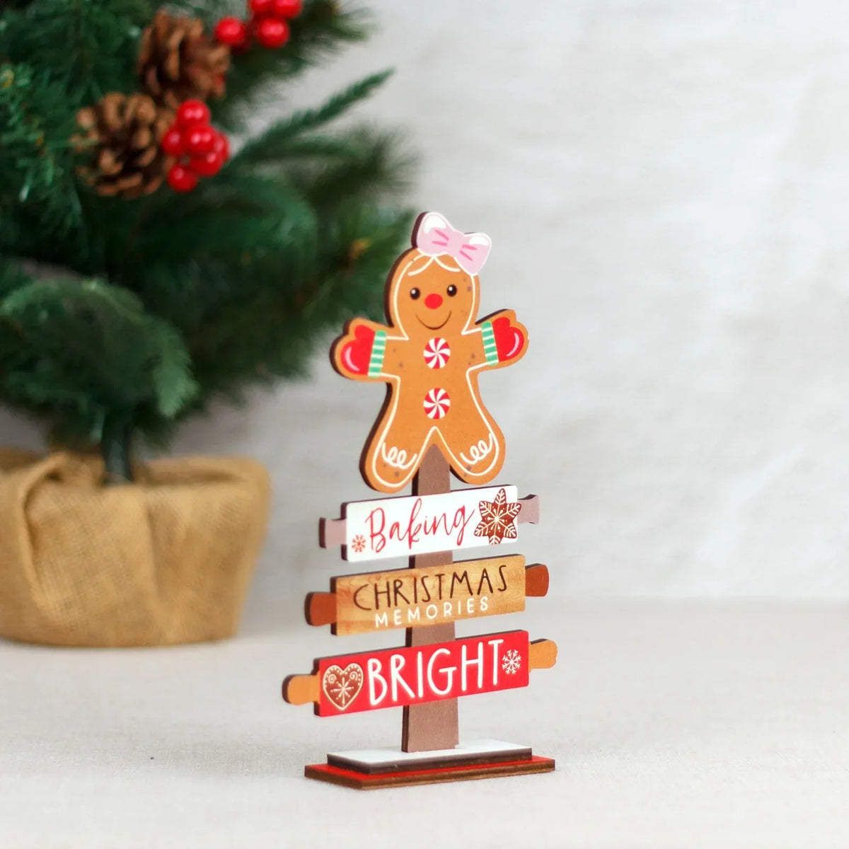 GingerJoy Ornament - Cute Gingerbread Man Design
