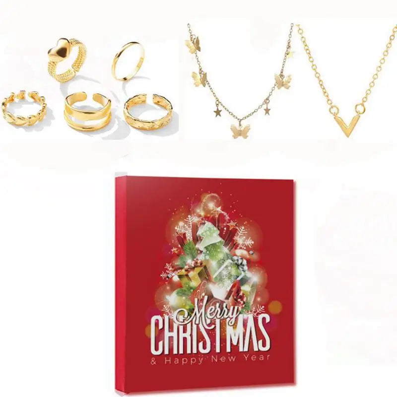 SparkleJoy Advent Calendar - 24 Days of Jewelry Surprises for Kids