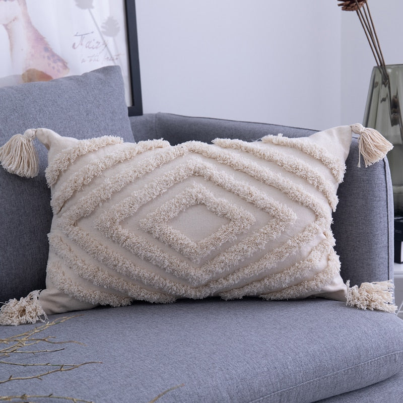 BohoVibes Pillow Covers - Ibiza-Style Cushion Covers for Home