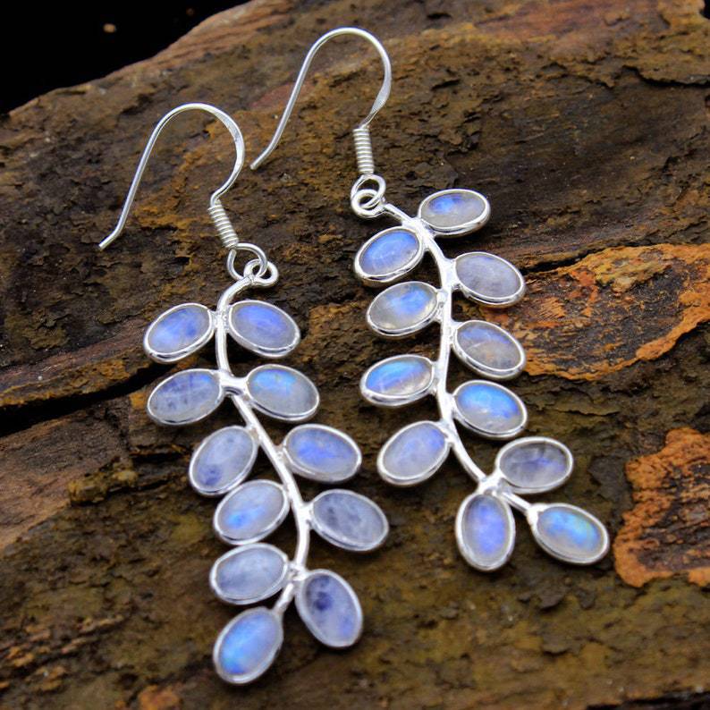 Jante - Moonstone Nightlight Earrings with a Mesmerizing Glow