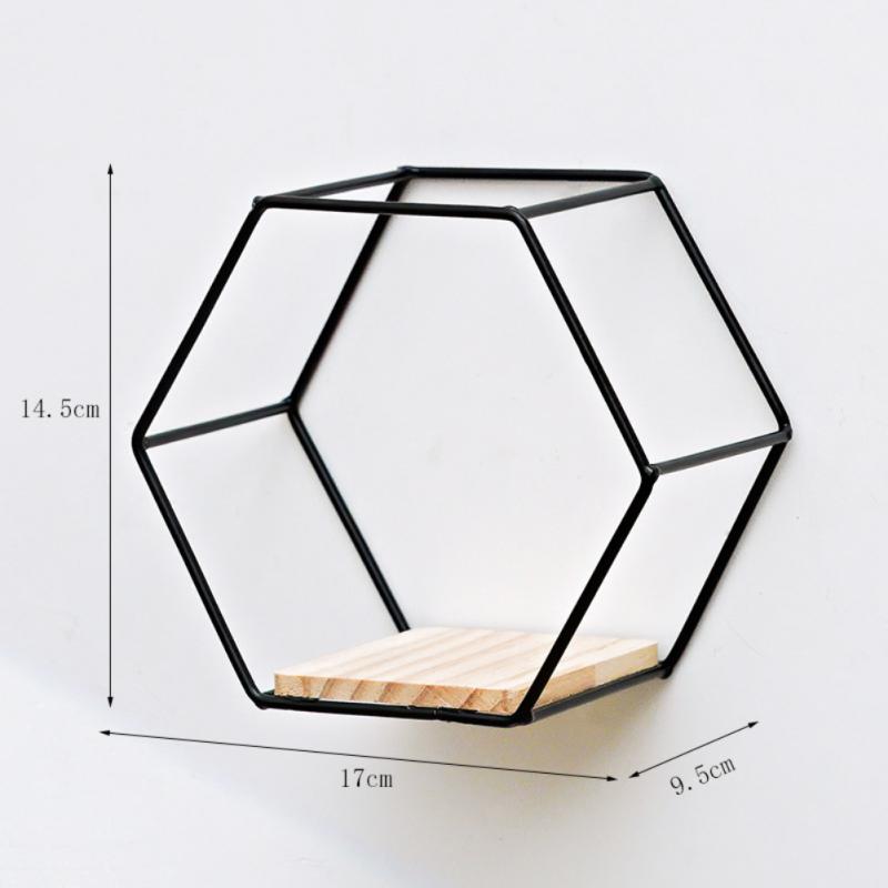 HexaShelf - Hexagonal Wall Shelf for Stylish Display Storage