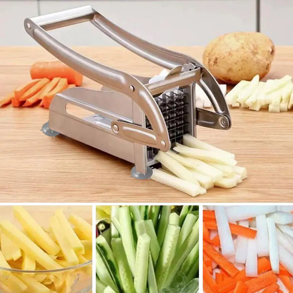 Fritzo Vegetable Cutter - Stainless Steel Vegetable Slicer