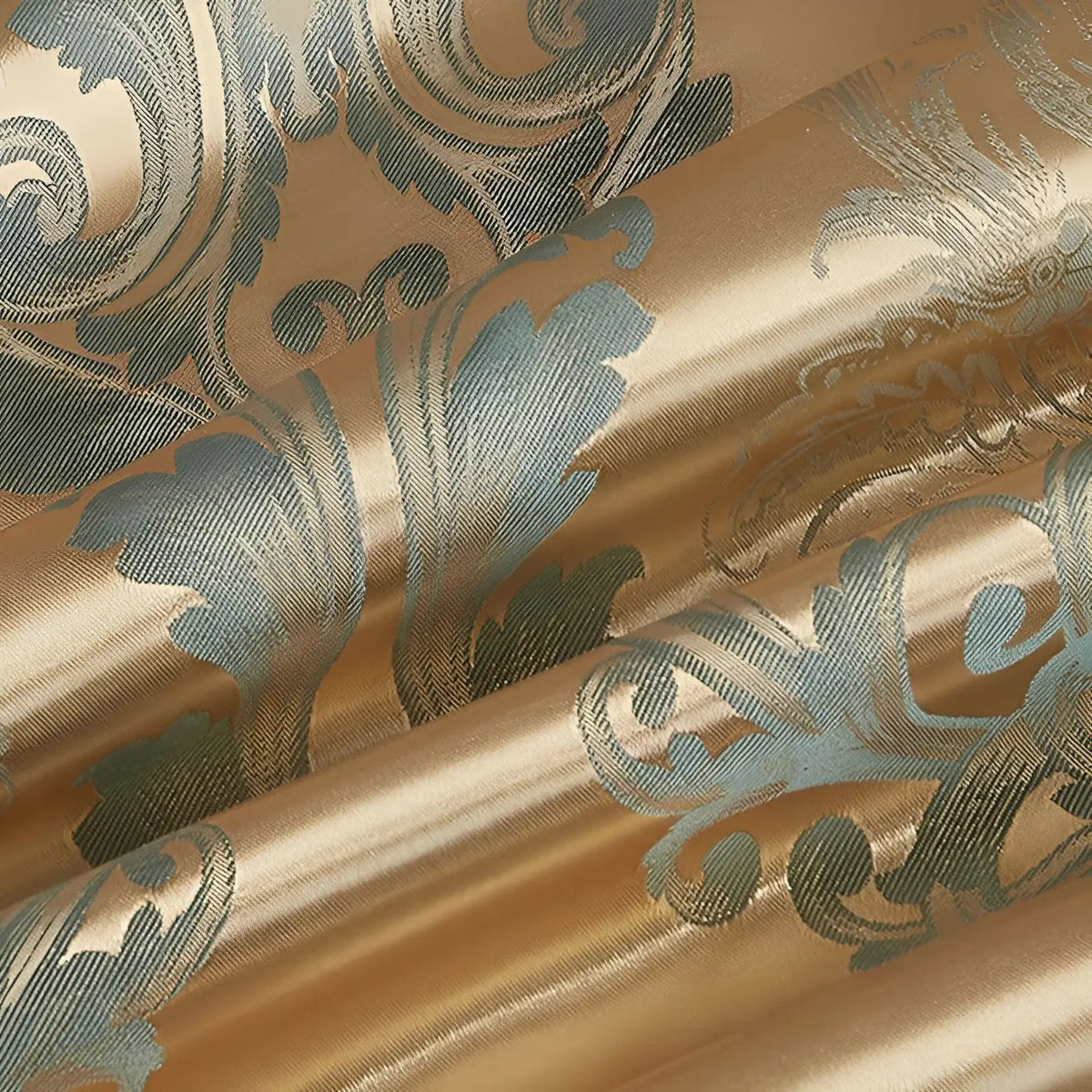 SatinOpulence - Luxury Jacquard Satin Duvet Cover Set