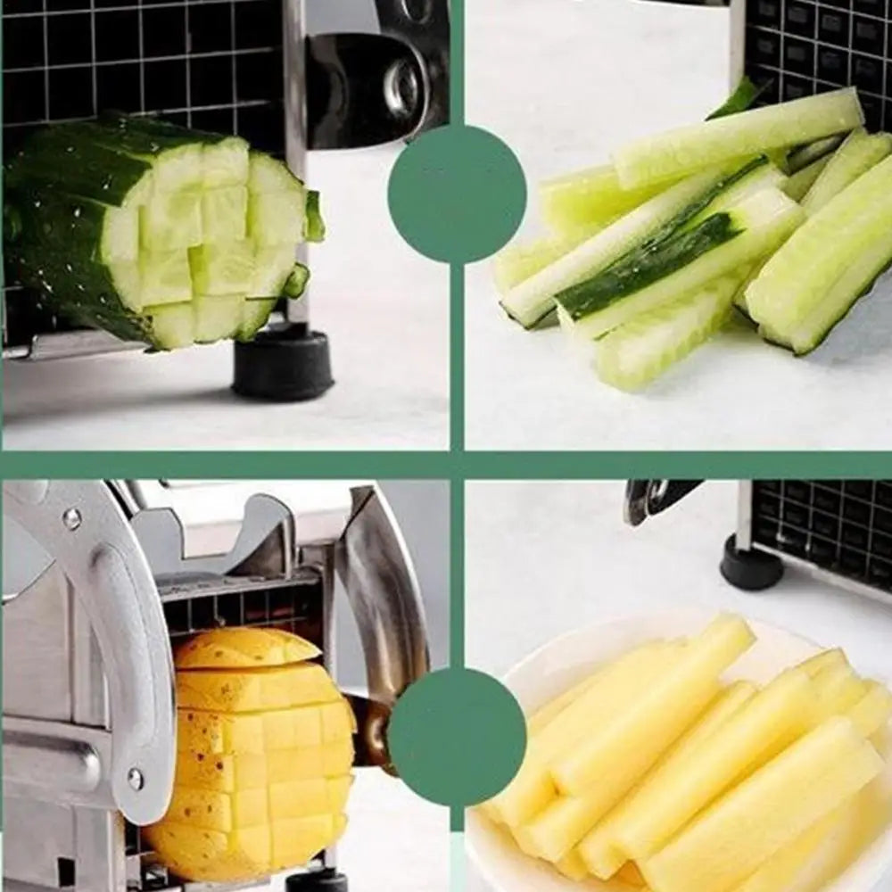 Fritzo Vegetable Cutter - Stainless Steel Vegetable Slicer