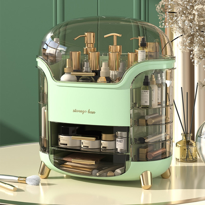 BeautyEssence Organizer - Stylish Makeup Storage for a Tidy Vanity