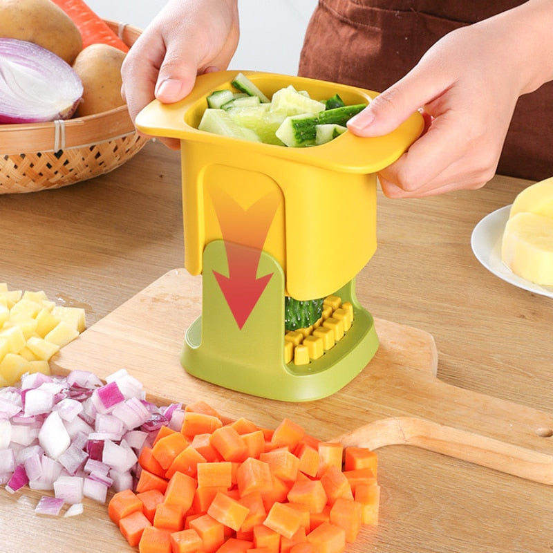 QuickChop Vegetable Cutter - Fast Slicing for Easy Meal Prep