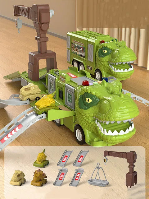 DinoRoar Truck - Foldable Dinosaur Adventure Vehicle