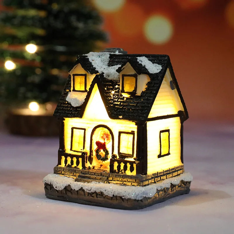 FestiveGlow House - Wireless LED House-Shaped Night Light