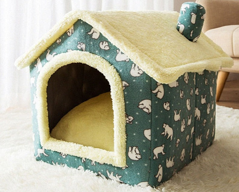 FluffyHaven - Cozy Pet House for Cats and Dogs