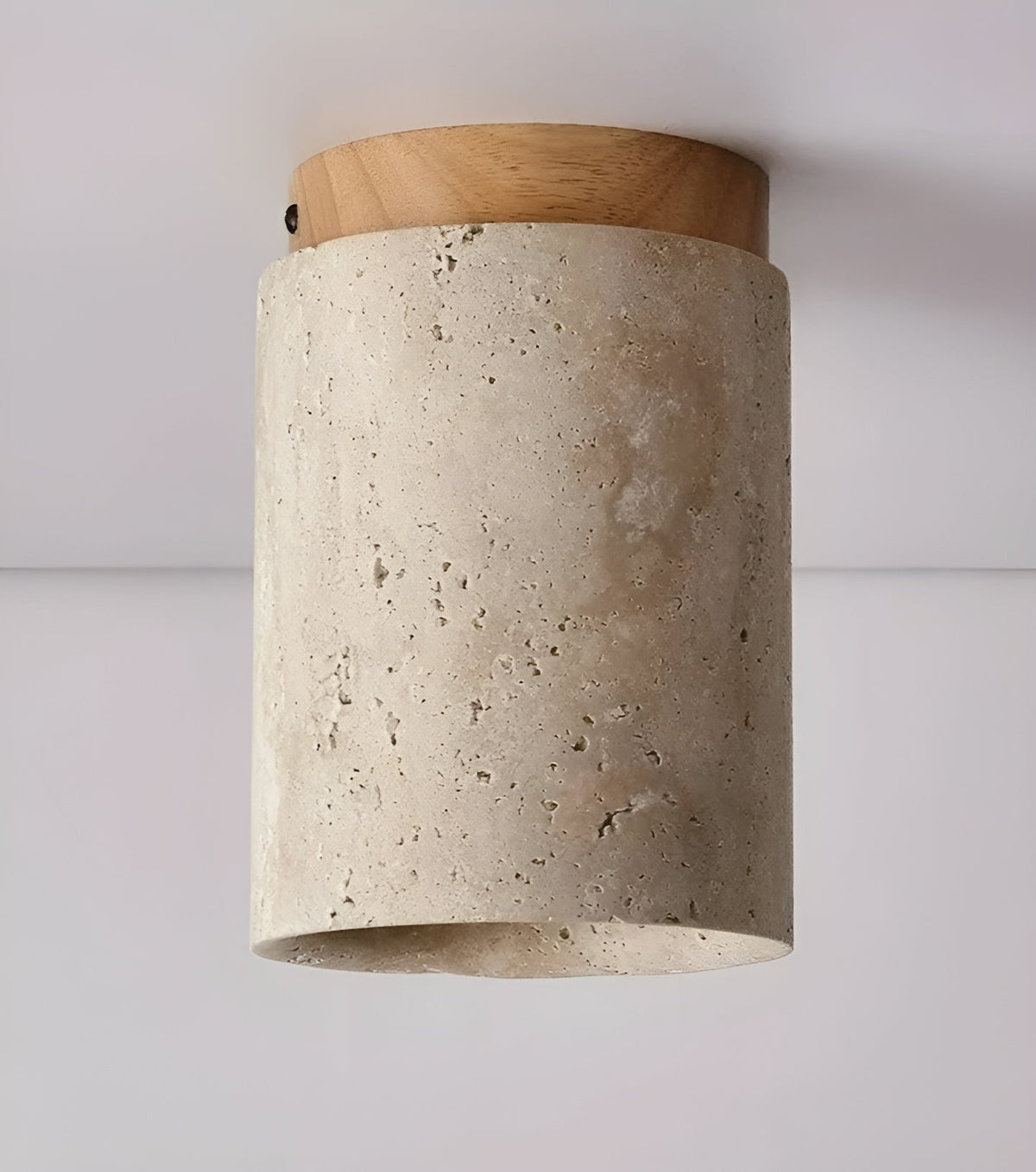 ReelMarsh - Natural Travertine LED Ceiling Light